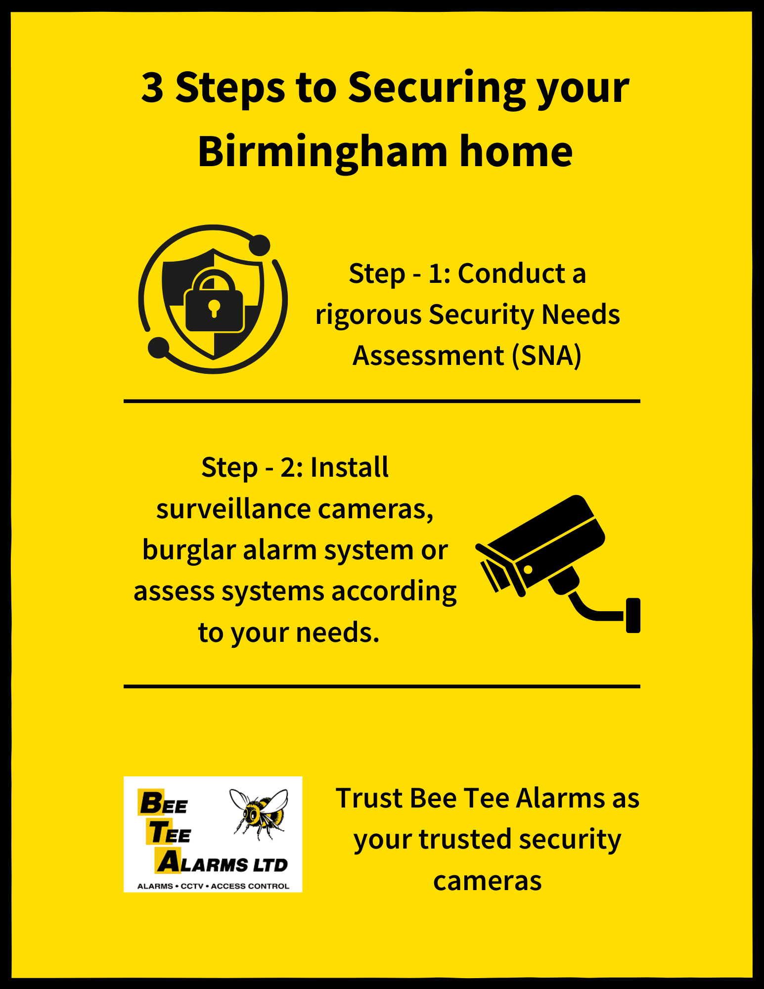 3 steps for your home security